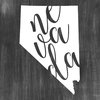 "Home State Typography, Nevada" Woven Blanket 50"x60"