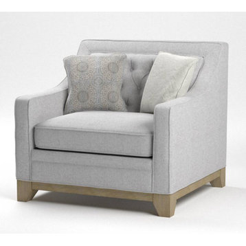 Meredith Accent Chair, Wickham Gray