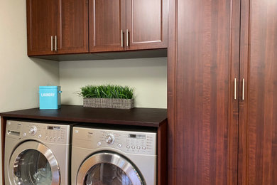 Inspiration for a laundry room remodel in New York