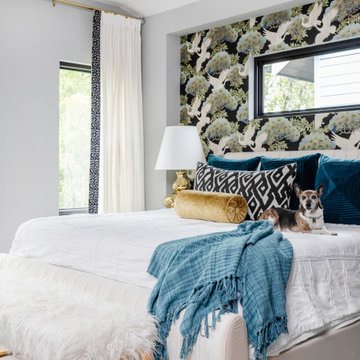 Colorful and Whimsical Master Bedroom