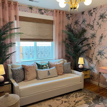 Pink Chinoiserie Wallpaper Jungle