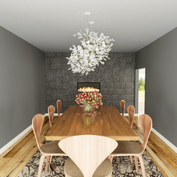 Biophilic Home Concept Dining Room