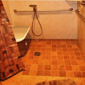 Level entry shower