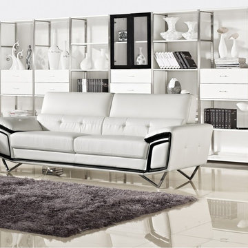 Kaya Modern Eco-Leather Sofa - $1125.23