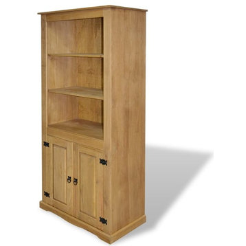 vidaXL Solid Wood Pine Cupboard Corona Range Side Cabinet Bookcase Highboard