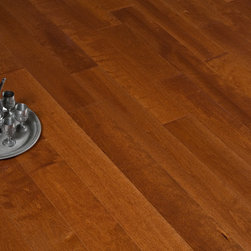 Garrison II Distressed - Birch Wild Cherry Hardwood Flooring - 複合フローリング