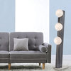 Incline Charcoal Gray Lamp, Floor Height