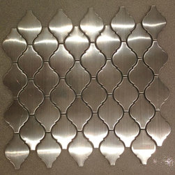 Arabesque Stainless Steel Tile - Tile