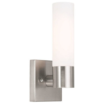 Livex Lighting 10101 Aero 1 Light 11" Tall Bathroom Sconce - Brushed Nickel