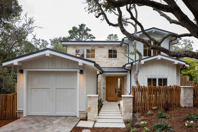 Craftsman exterior home idea in Indianapolis