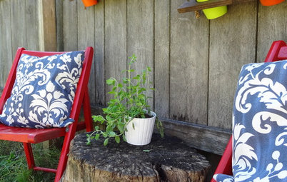 DIY: How to Make Backyard Hanging Shelves