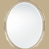 Uttermost 08565 B Newport Antiqued Silver Oval Mirror