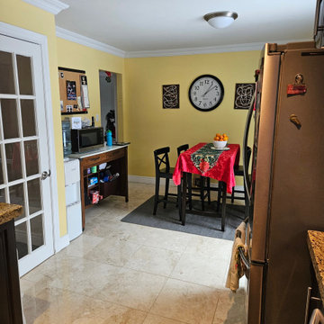 Haliburton Kitchen in Marine Blue - Before