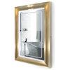 Led Lighted 24 Inch X 36 Inch Bathroom Gold Frame Mirror