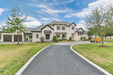 Transitional exterior home photo in Houston