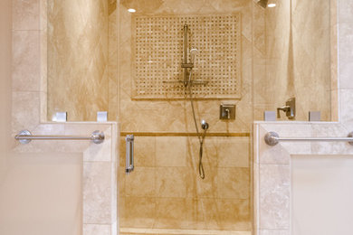 Example of a classic bathroom design in DC Metro