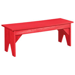 Transitional Outdoor Benches by C.R. Plastic Products