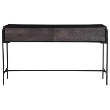 Tobin Console Table, Charcoal