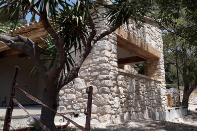 Photo of a mediterranean home design in Marseille.