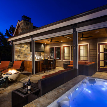 Colorful Mountain Retreat