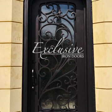 Custom mangold single iron door