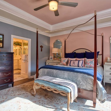 Before&After: Blush&Blue Master Bedroom