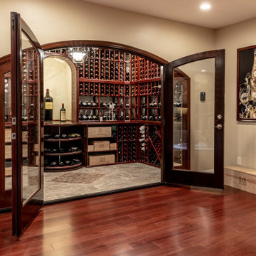 Amazing Basement Remodel, with Irresistible Wine Cellar in Ashburn VA