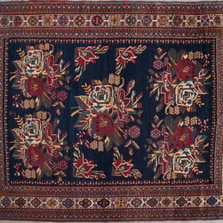 Antique Persian Afshar rug 5' X 6'6 - Area Rugs