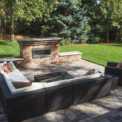 Seating around fire pit - Fire Pits
