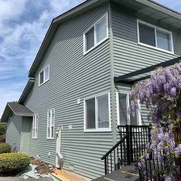 Family Home Siding Renovation in Winnipeg