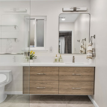 El Cajon Contemporary Bathroom Remodel - San Diego, CA