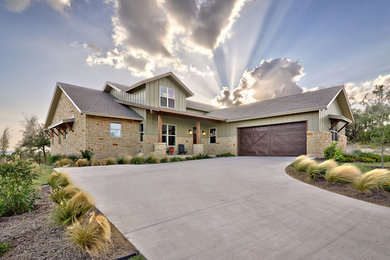 Example of a trendy exterior home design in Austin
