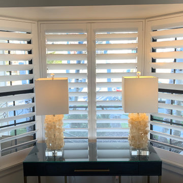 Continuous Bay Window Shutters