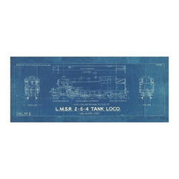 Blue Print Style V - Train - Artwork