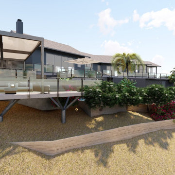 Luxury Monte Sunset Hillside Villa With Multi Levels