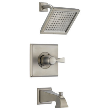 Delta Dryden Monitor 14 Series Tub and Shower Trim, Stainless, T14451-SS-WE