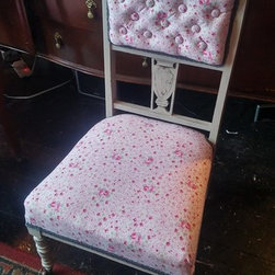 SOLD-Antique tufted nursing chair...&pound;65.00 - Furniture