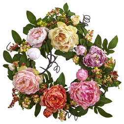 Traditional Wreaths And Garlands by Nearly Natural, Inc.