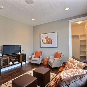 Family Room - The Brahmin - 2 Story Transitional