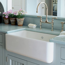 Rohl Shaws Sinks Original Fireclay Apron Sink 18'' L x 30'' W x 10'' D - RC3018 - Kitchen Sinks