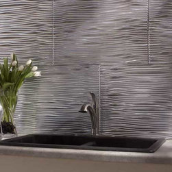 Fasade Waves, Brushed Aluminum - Home Decor