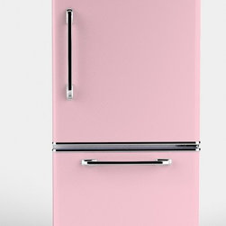 Big Chill - Big Chill Retropolitan 18.5 cu. ft. Fridge - Slide-Out Freezer - Pink - Refrigerators
