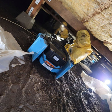 Water Damage Restoration - Crawl Space
