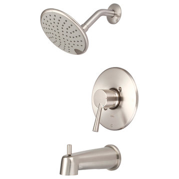 i2 Single Handle Tub/Shower Trim Set, Brushed Nickel