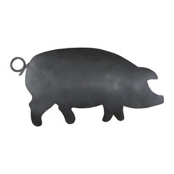 Metal Pig Wall Hanger - Metal Wall Art