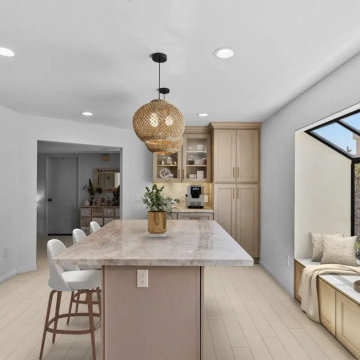 Carlsbad Kitchen Long Island & Custom Window Bench