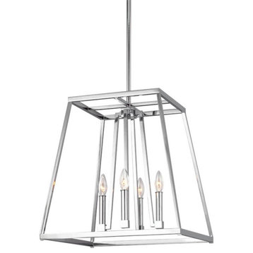 Murray Feiss F3150/4 Conant Medium Hanging Lantern, Chrome