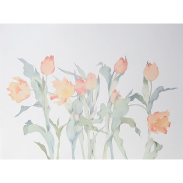"Peach Tulips" Artwork