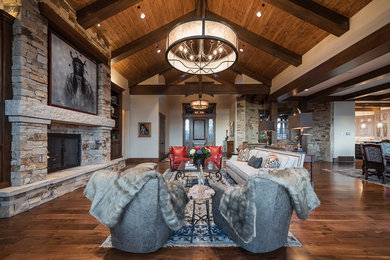 Example of a classic living room design in Salt Lake City