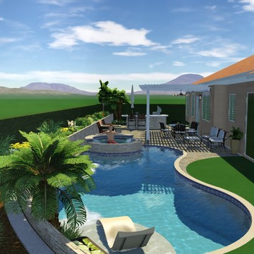 Tropical Backyard